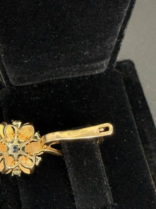 Золото 585  Серьги