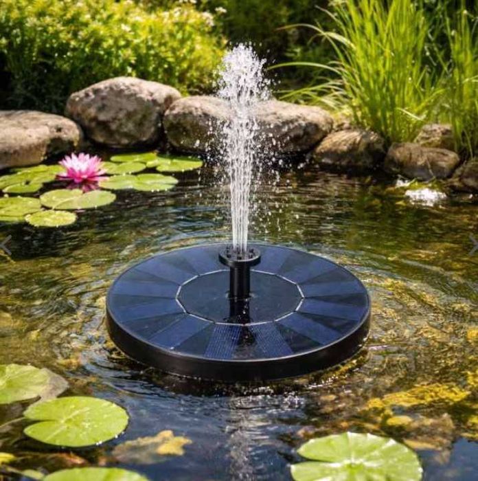 Соларен фонтан зарадина и тераса - шадрван