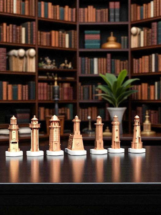 Set faruri dobrogene pe plachete din marmură