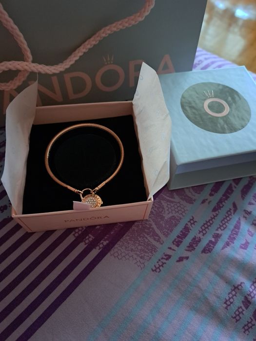 Пандора shine rose gold