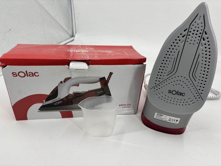Чисто нова парна ютия Solac Optima 3.0 с мощност 2800 W. 
Максимална м