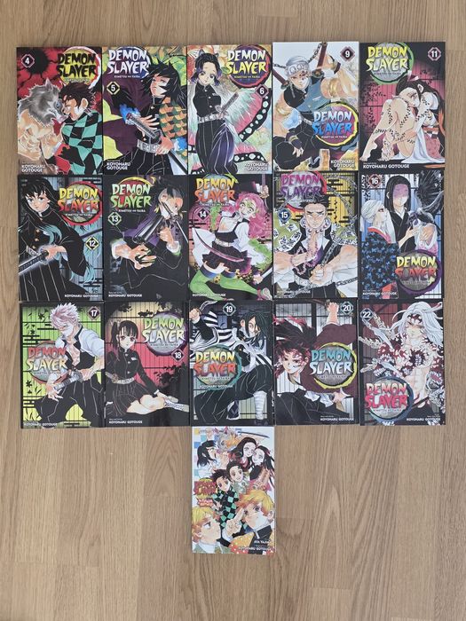 Demon slayer манга и фигурки
