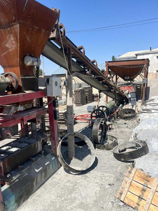 Шлакоблок станок миксер паддон