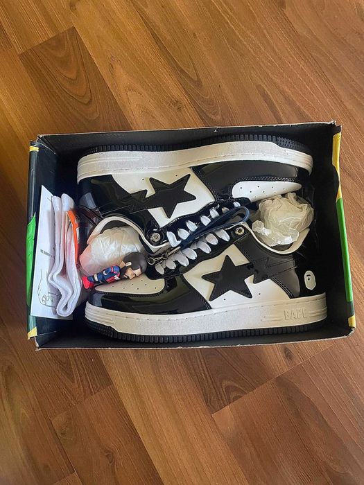 Bape Sta Patent Leather (Black&White)