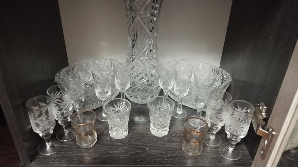 Советская посуда, хрусталь, фарфоровый набор