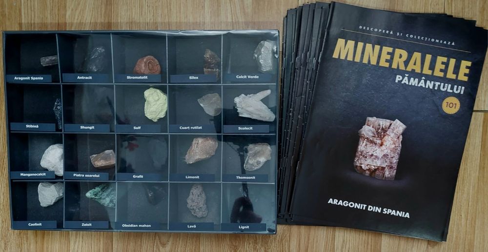 Colectia de pietre mineralele pamantului