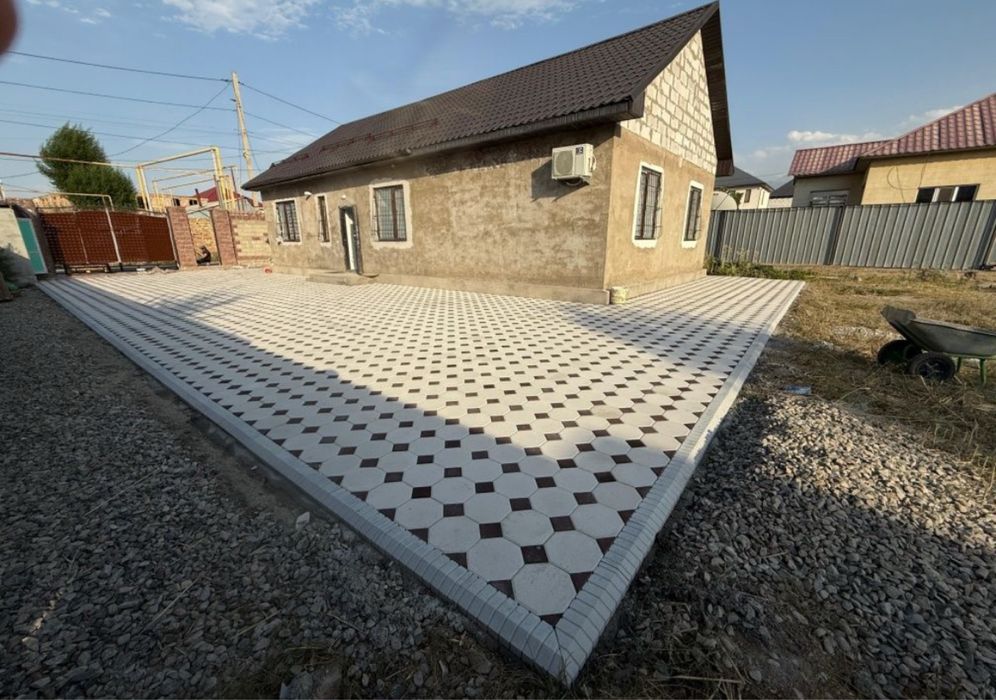 Укладка брусчатки