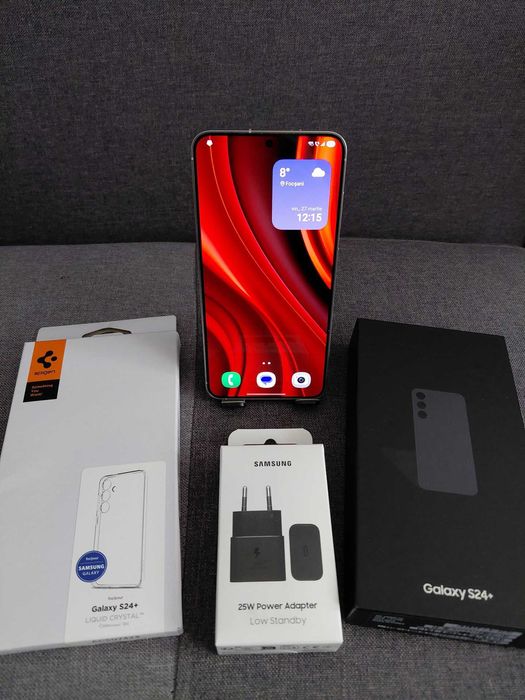 Samsung S24+, 12 gb/512 gb stocare, stare excelenta + incarcator nou