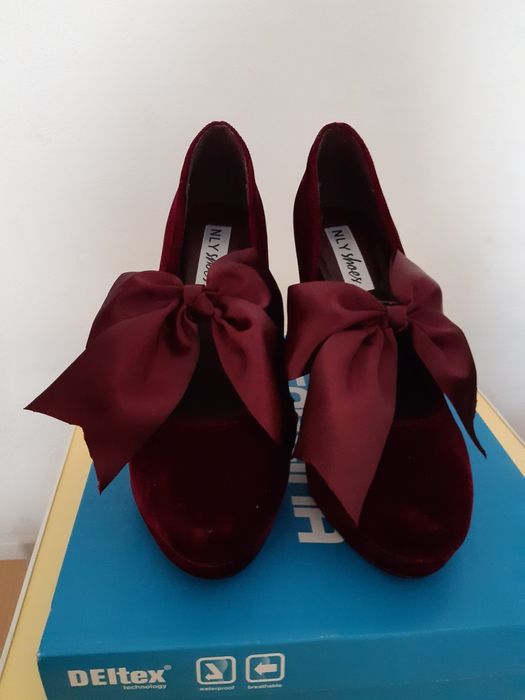 Pantofi catifea dama 37