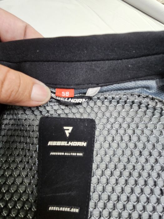 Geacă moto din piele Rebelhorn Rebel  58 XL -XXL