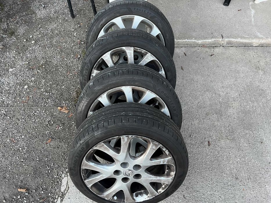 Гуми с джанти 225/45/18 7.5Jx18 ET60 от Мазда/Mazda 6 SPORT!