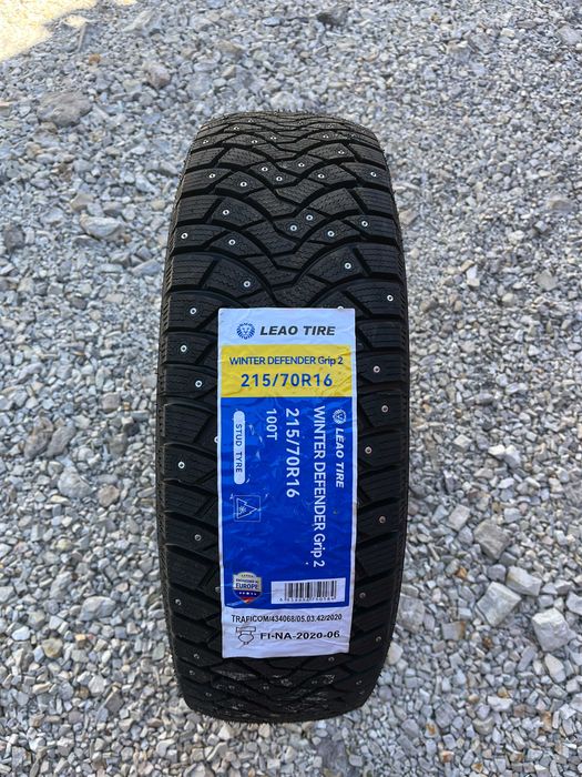 215/70 R16 100T Leao Winter Defender Grip 2 (шипованные)