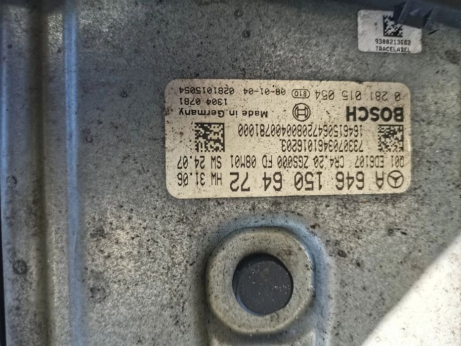 Calculator motor ECU A6461506472   0281015054 2.2CDI Mercedes-Benz Sprinter  2 906