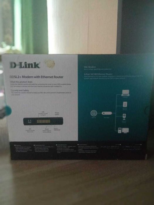 ADSL роутер. D-link