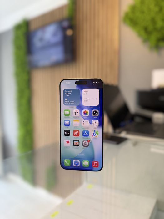 **ATS GSM**iPhone 15 Pro 256GB Natural/Baterie100%/Grad A/Fact+gar