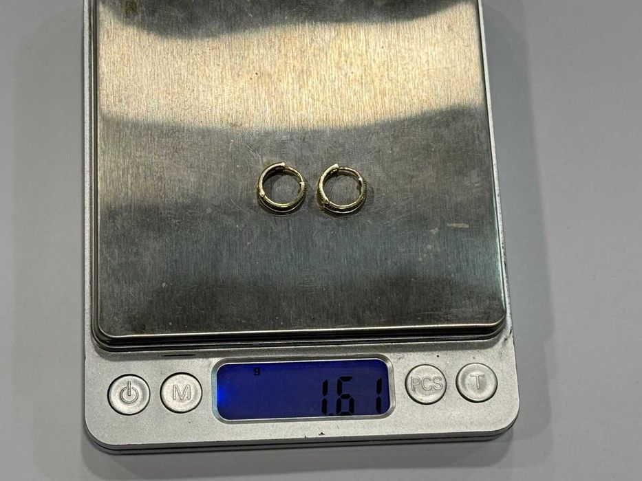 Детски златни обеци 14К – 1.61 г
