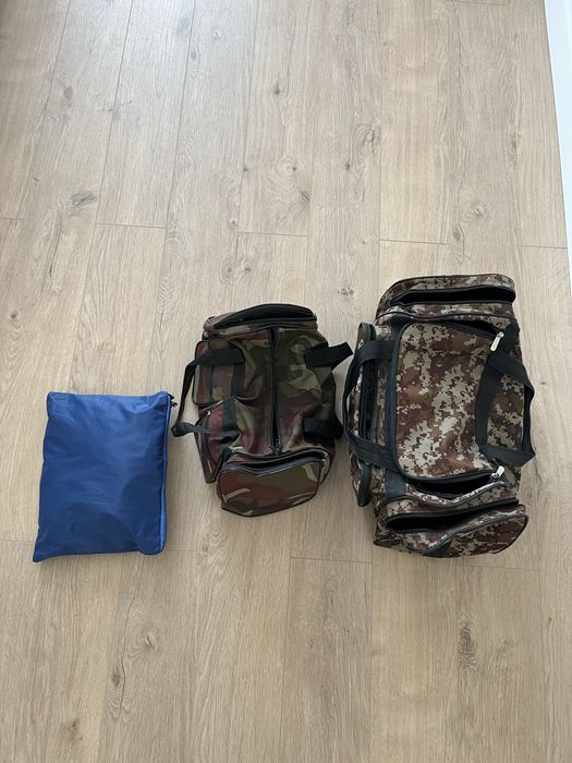Камуфляжная сумка и плащнакидка)