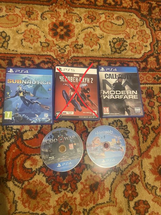 Продам диски на ps4-5