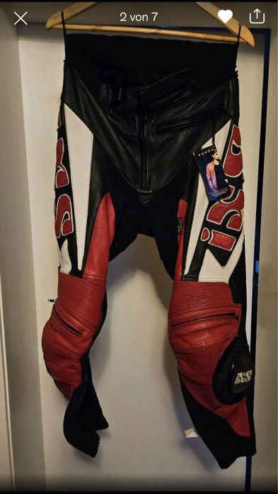 Кожен мото екип / мото гащеризон IXS, размер 50