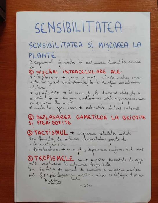 Materie BAC Biologie vegetala și animala