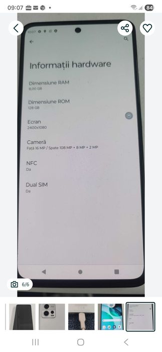 Motorola  g72 ca nou