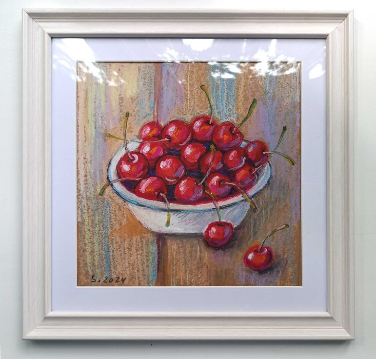 Картина в раме "Черешня", 29,5 х 29,5 см