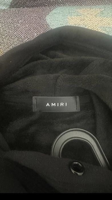 Amiri blue snake hoodie