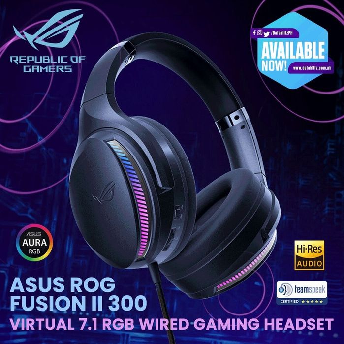Asus Rog Fusion 2! СКИДКА Проводные Наушники/Гарнитура 7.1
