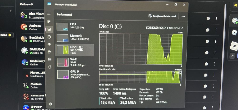 PC Gaming ASUS G13CHR procesor Intel® Core™ i5-14400F pana la 4.70 
 GHz, 32GB DDR5, 512GB SSD, NVIDIA®
 RTX™4060 DUAL 8GB GDDR6