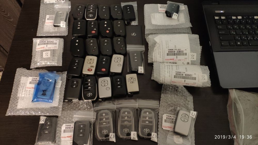 Smart ключи ToyotaТойота Lexus Лексус.