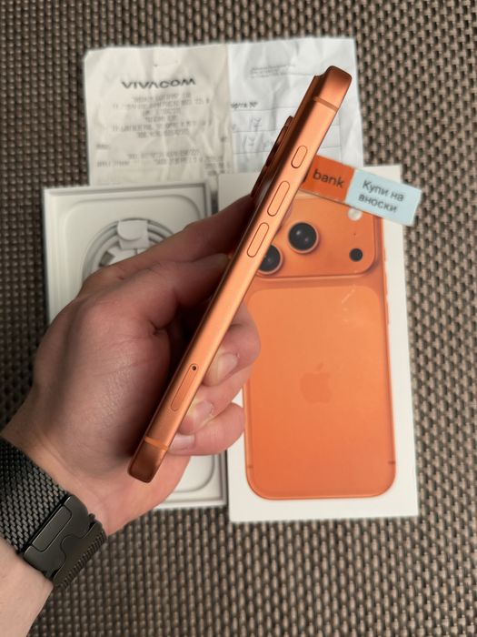 НОВ! *ЛИЗИНГ* iPhone 17 Pro 256Gb Cosmic Orange 24М ГАРАНЦИЯ