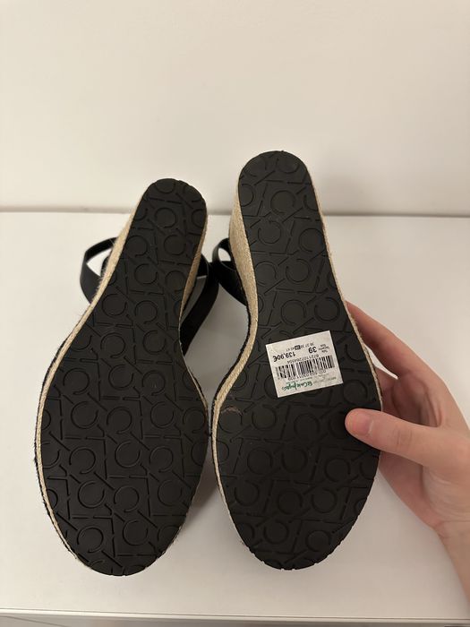 sandale cu platforma calvin klein 39