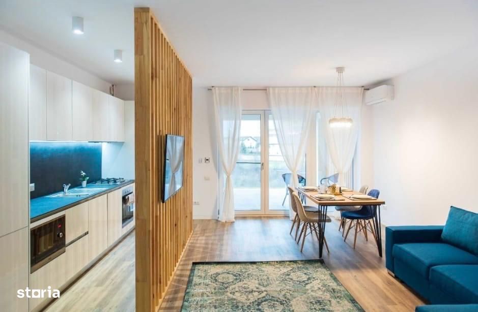 Pipera: Apartament cu 2 camere deosebit, cu vedere catre lac!
