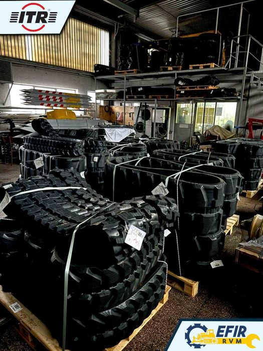 НОВИ гумени вериги ITR за минибагер на склад