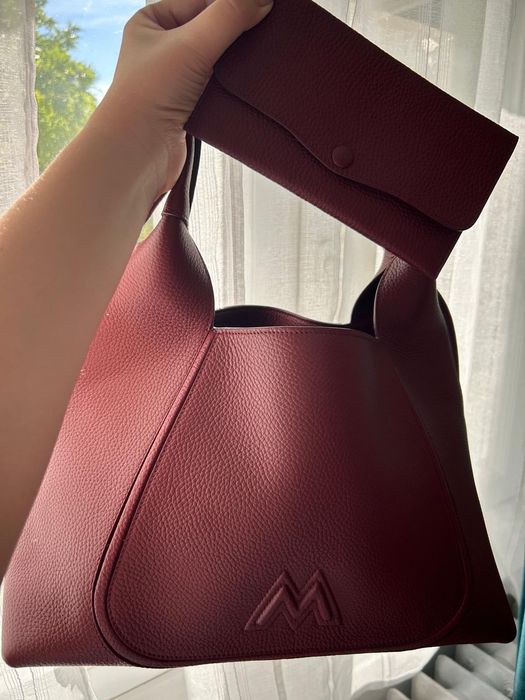 Geantă Laura Maxim Venice mediu Dark Red