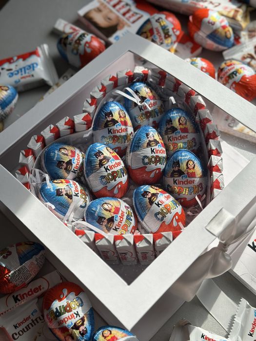 Киндер боксы на 8марта,14февраья