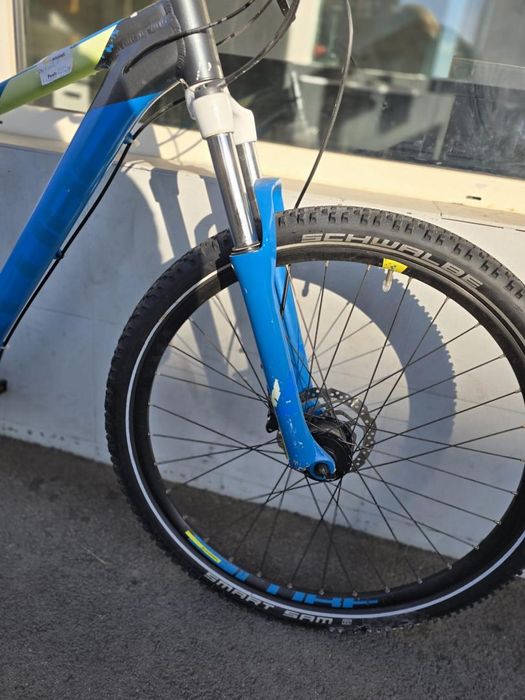 Bicicleta Cube Aim SL Allroad 27.5" blue/flashyellow 2018 -C-