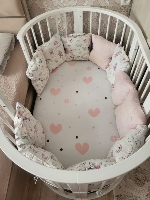 Детская кроватка трансформер 3в1