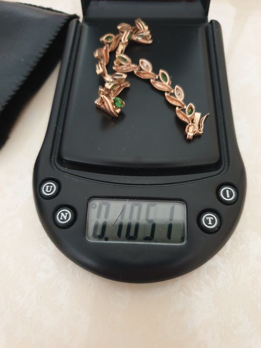 Золотой бриллиантовый браслет СССР