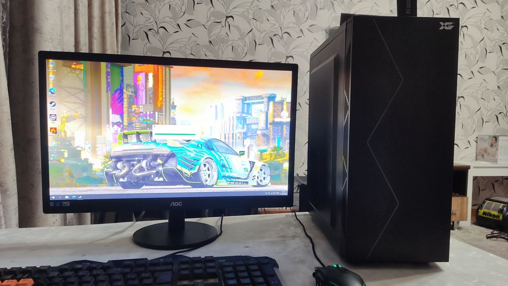 Игровой компьютер i3-9100 GTX 1050ti 4Gb LCD22"