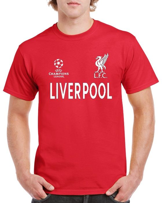 Фен тениска на Liverpool!Футболна тениска Ливърпул с Име и Номер!