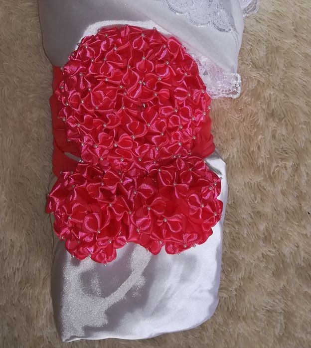 Бант на конверт розовый