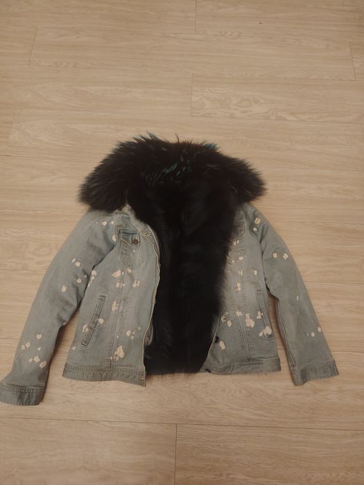 Продам парку джинсовую