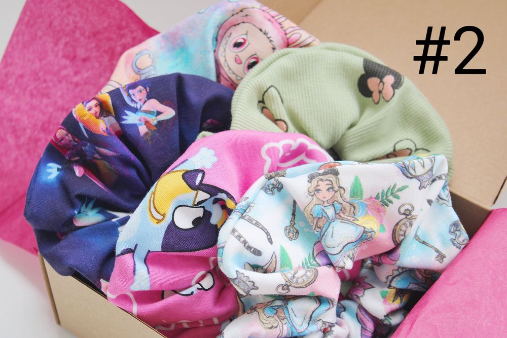 Скрънчи кутии, Обемни скрънчита, аксесоар за коса, Детски скрънчита