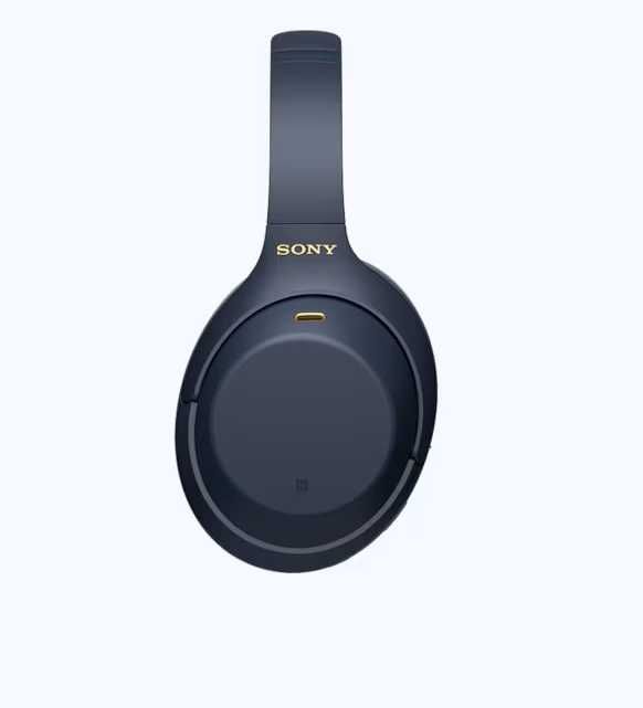NOU - Casti Over the Ear Sony WH-1000XM4B, Wireless, Bluetooth, Noise cancelling, Microfon, Albastru Moonlit