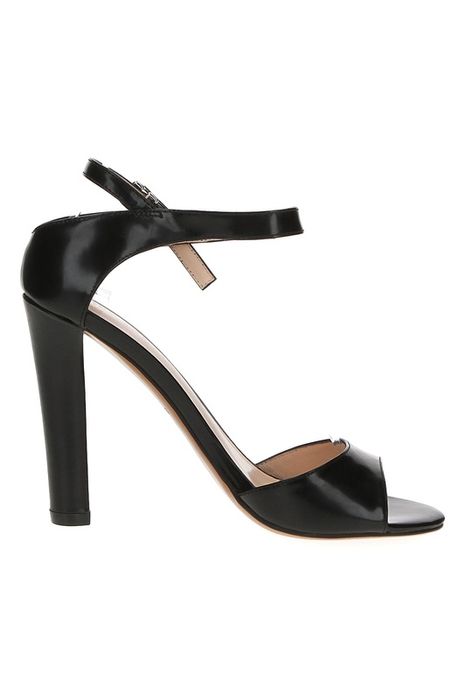 Pantofi cu toc Basconi piele naturală