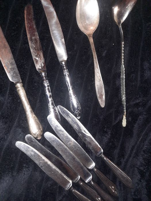 Ножи мельх и прочее почти даром