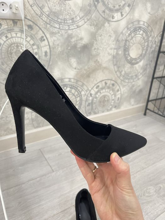 Туфли лодочки черные р 36