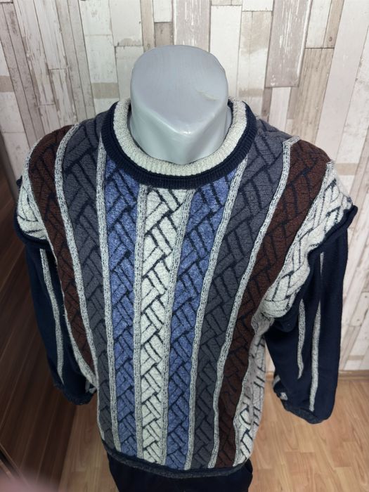 Pulover bluza sweater pullover knitted vintage Carlo Colucci lână