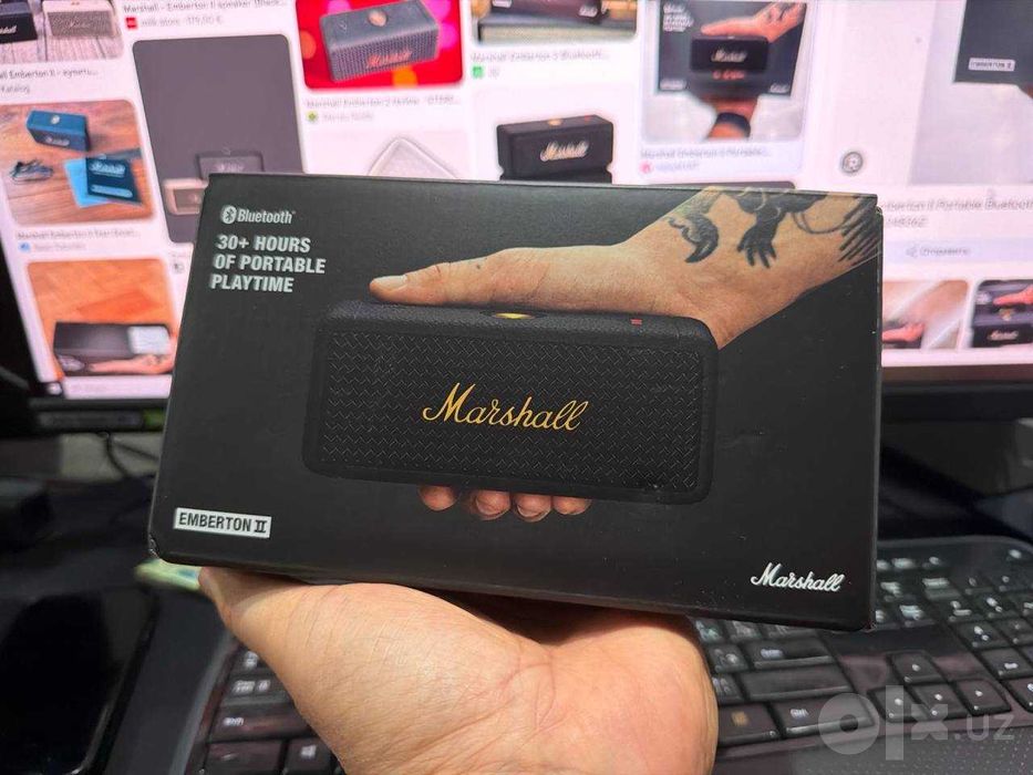Портативная беспроводная колонка Marshall Emberton II. Новая в коробке